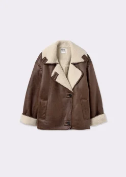 Brownie Abrigos Y Chaquetas*Abrigo doble faz efecto piel Marron
