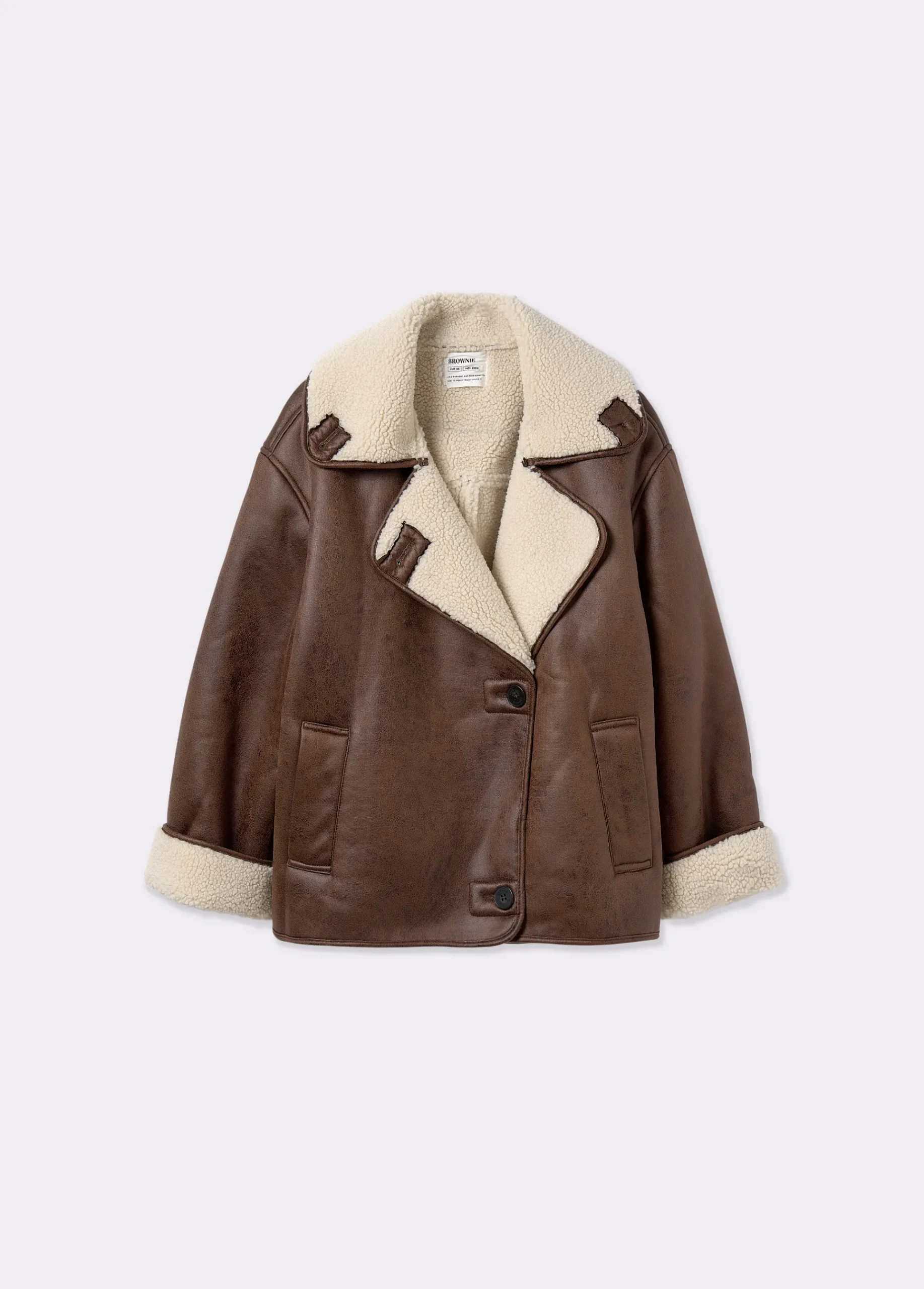 Brownie Abrigos Y Chaquetas*Abrigo doble faz efecto piel Marron