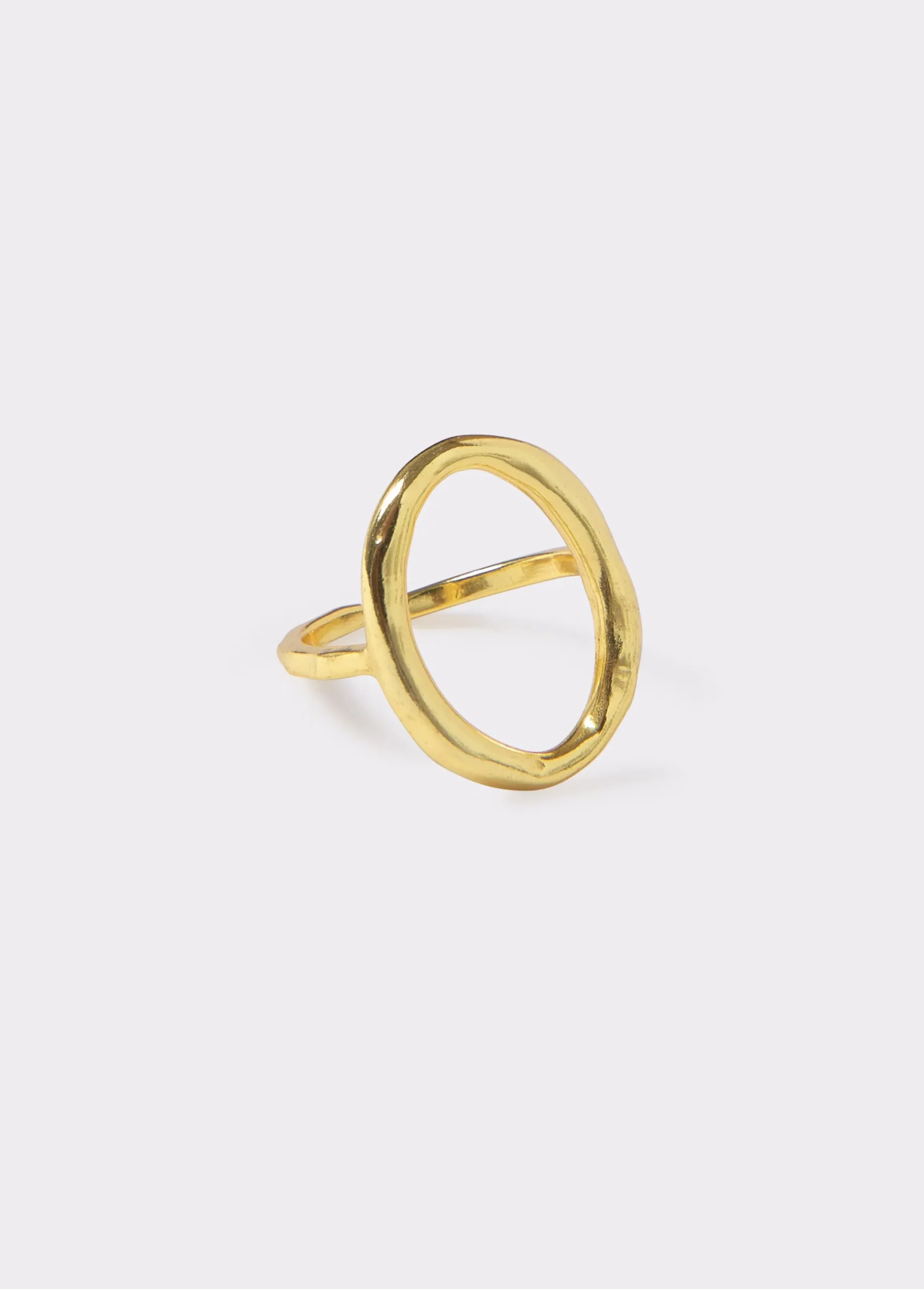 Brownie Bisutería*Anillo aro abierto Dorado