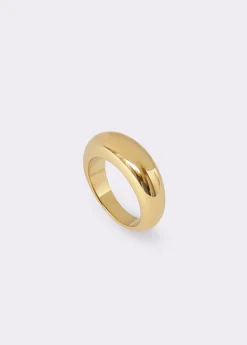 Brownie Bisutería*Anillo volumen Dorado