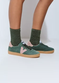 Brownie Zapatos*Bamba verde piel colaboración con Victoria Verdebotella