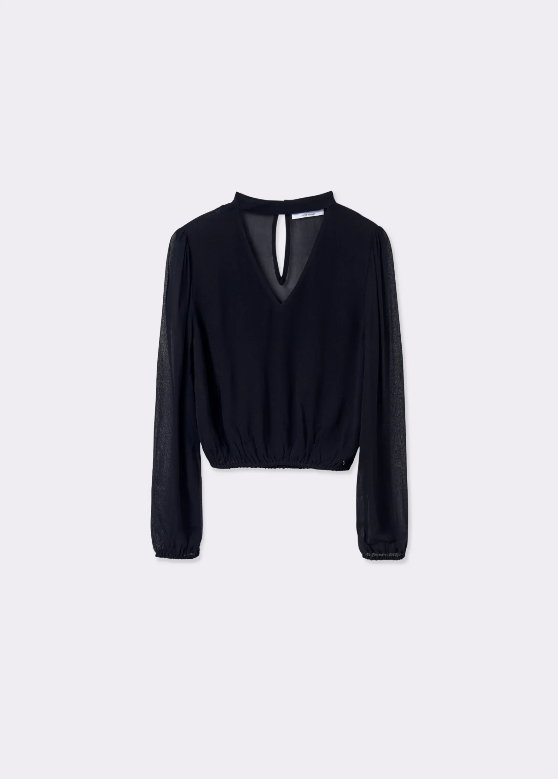 Brownie Camisas Y Blusas*Blusa detalle choker Negro