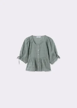 Brownie Camisas Y Blusas*Blusa manga corta Kaki
