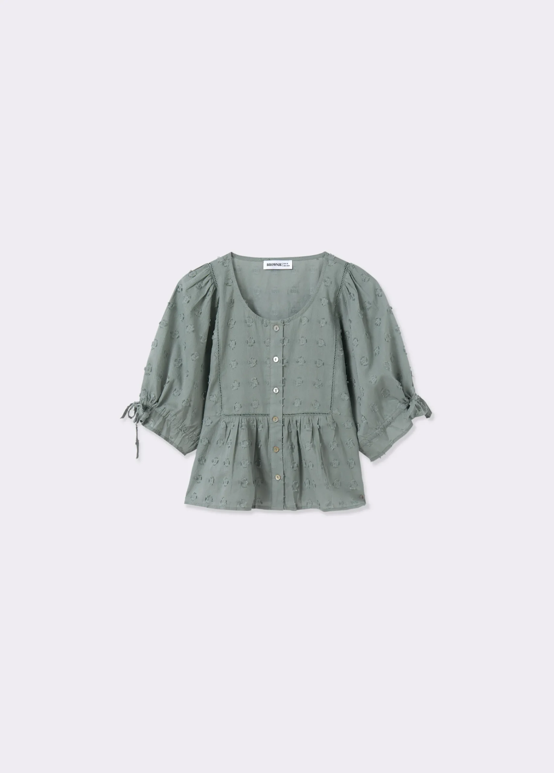 Brownie Camisas Y Blusas*Blusa manga corta Kaki