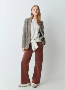 Brownie Camisas Y Blusas*Blusa romántica puntillas Crudo