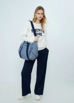 Brownie Bolsos|Accesorios De Viaje*Bolso bowling estampado Marino