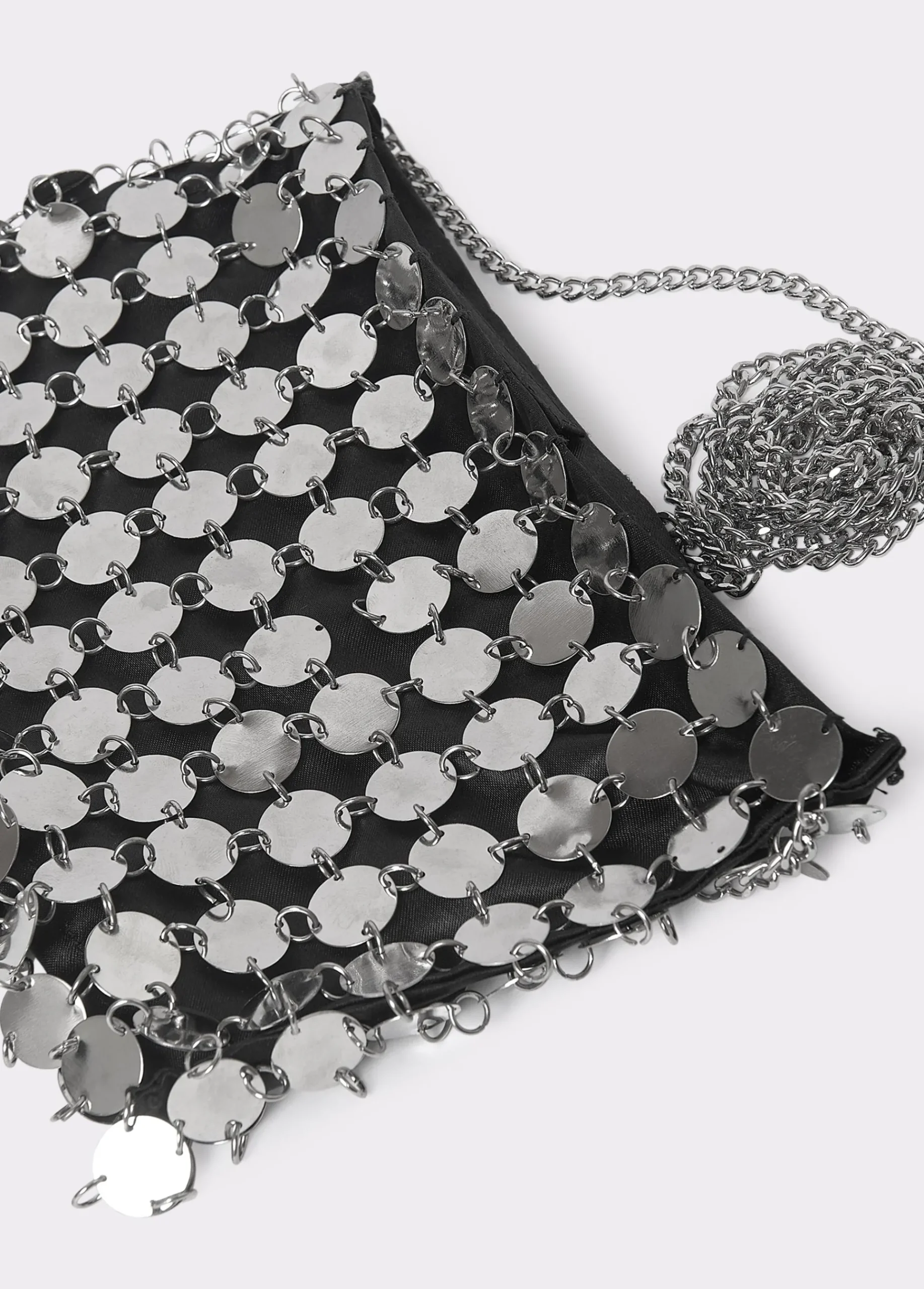 Brownie Bolsos*Bolso chapas metálicas Plata