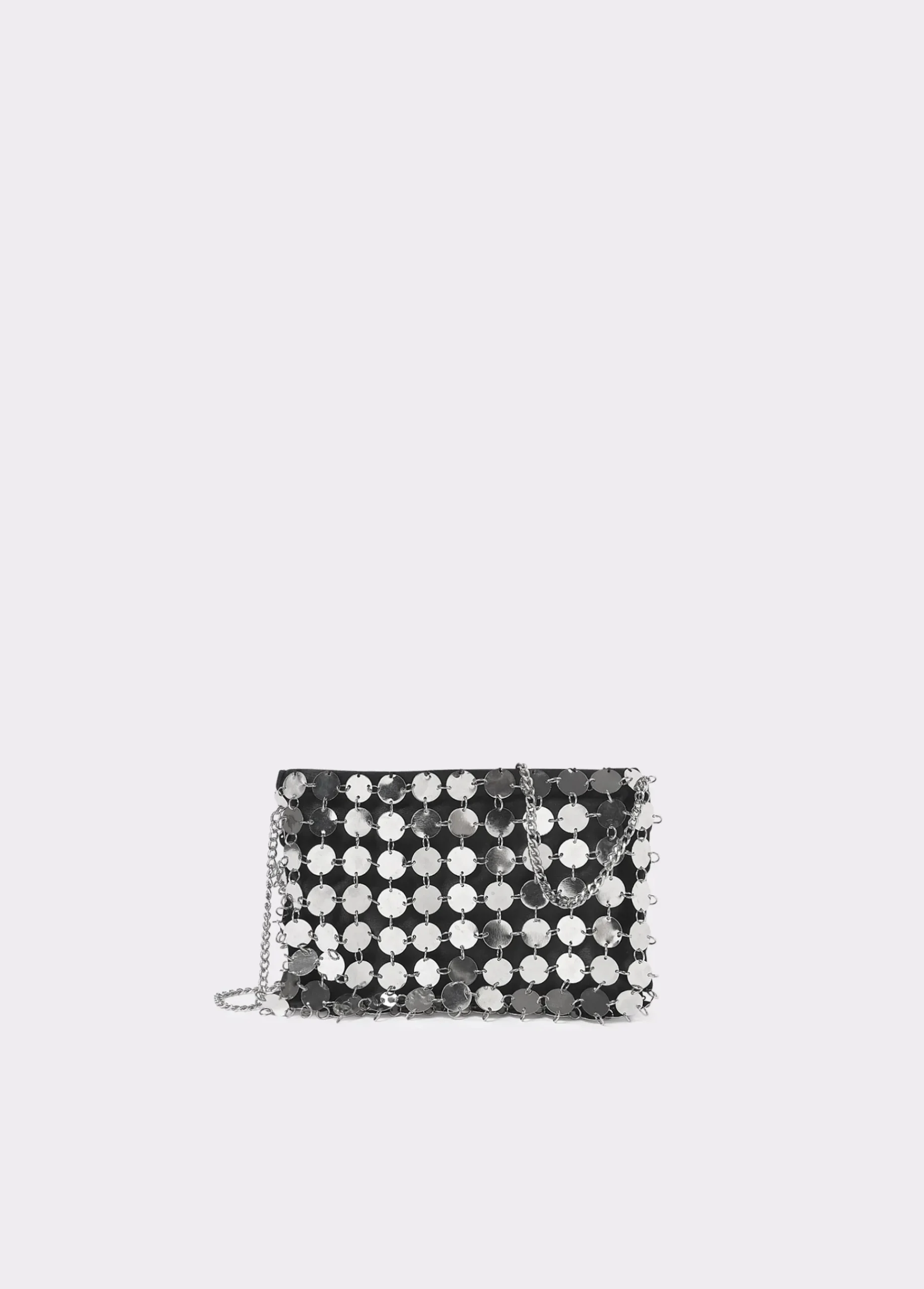 Brownie Bolsos*Bolso chapas metálicas Plata