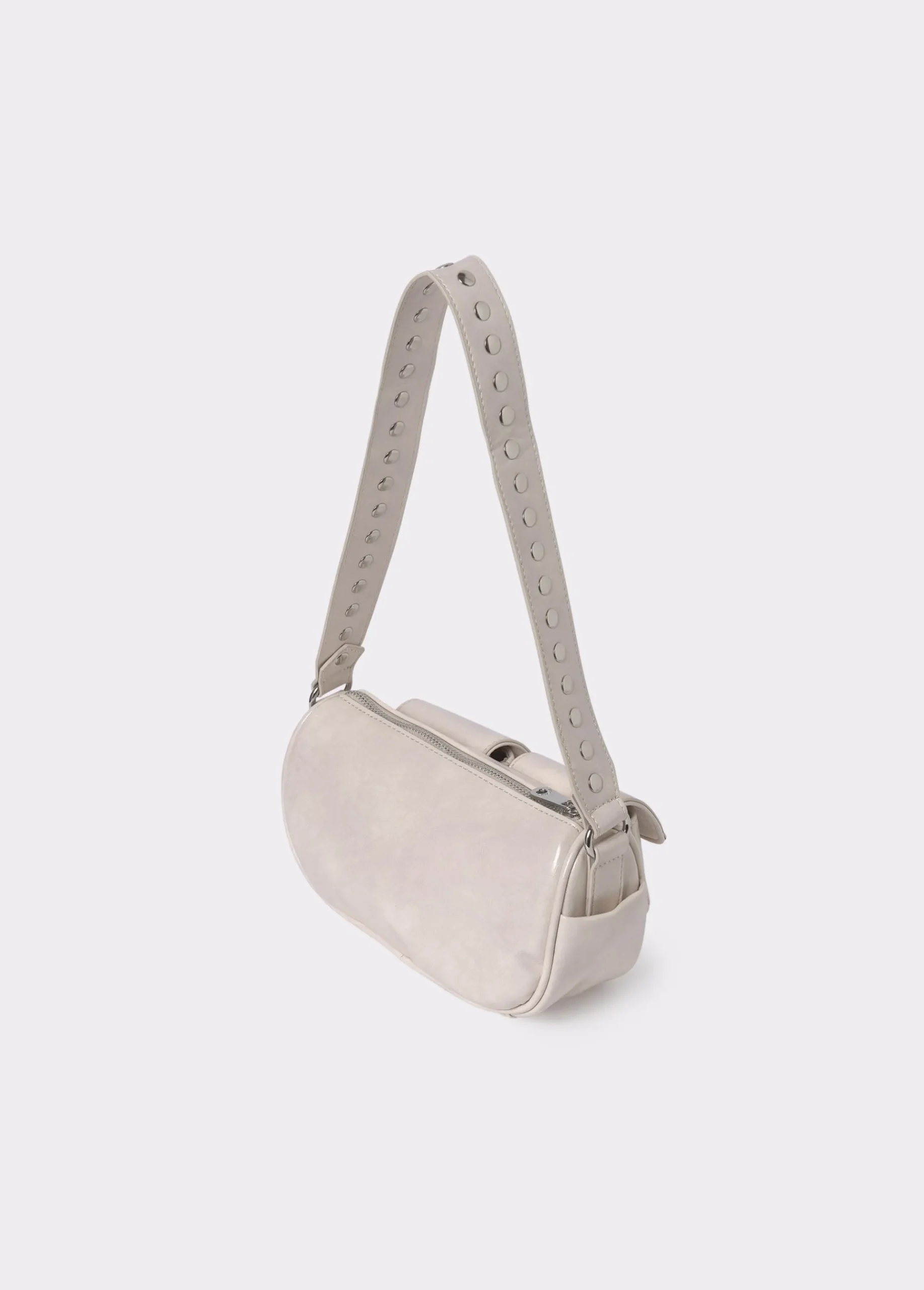 Brownie Bolsos*Bolso hombro solapa con bolsillos Crudo