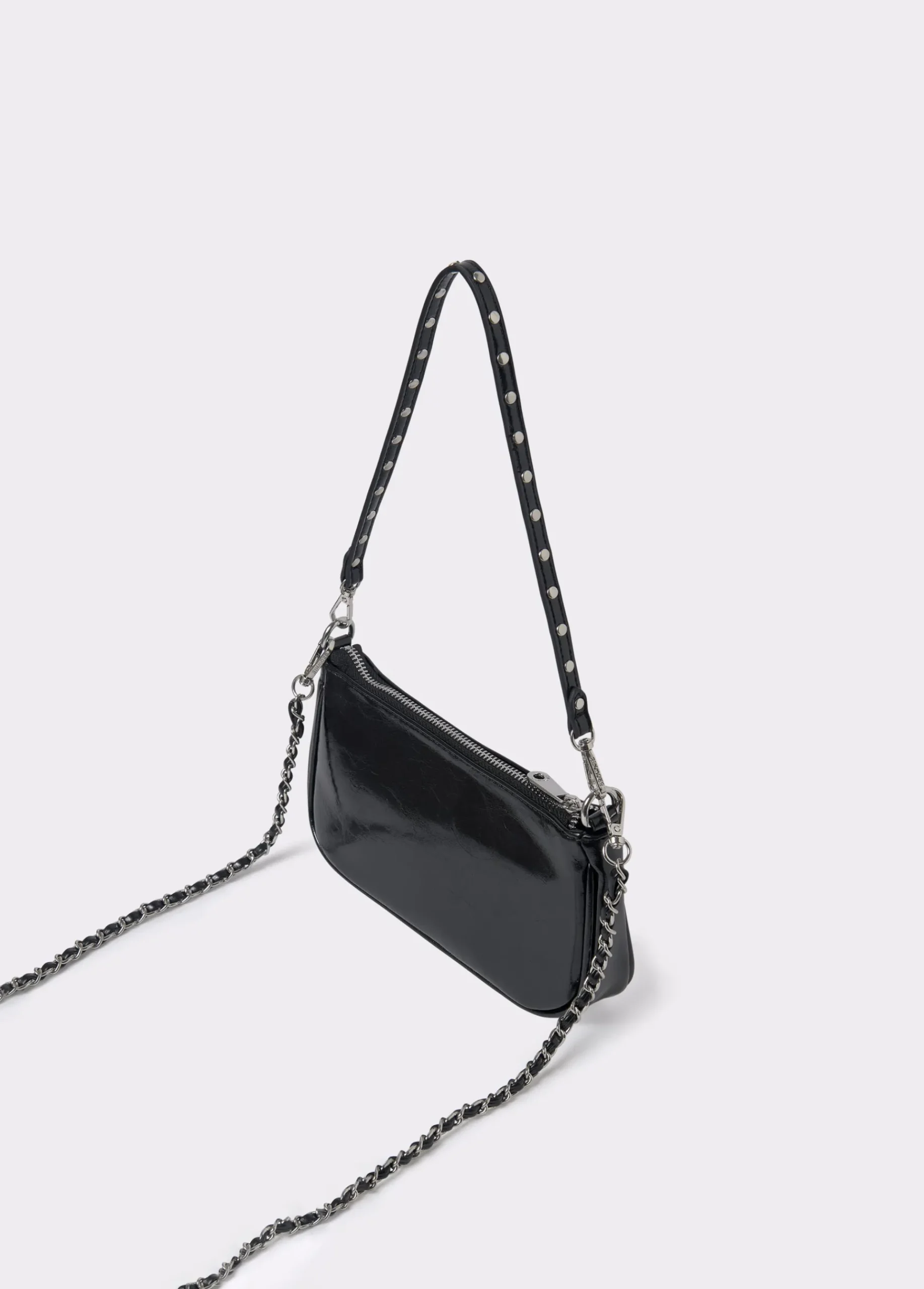 Brownie Bolsos*Bolso hombro tachas Negro