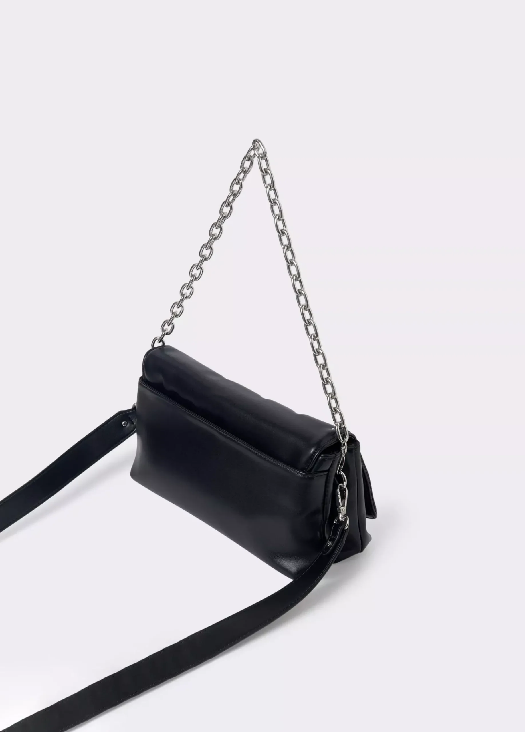 Brownie Bolsos*Bolso mediano solapa rayos Negro