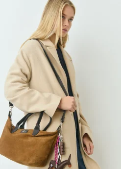 Brownie Bolsos*Bolso mini piel shopper Taupeoscuro
