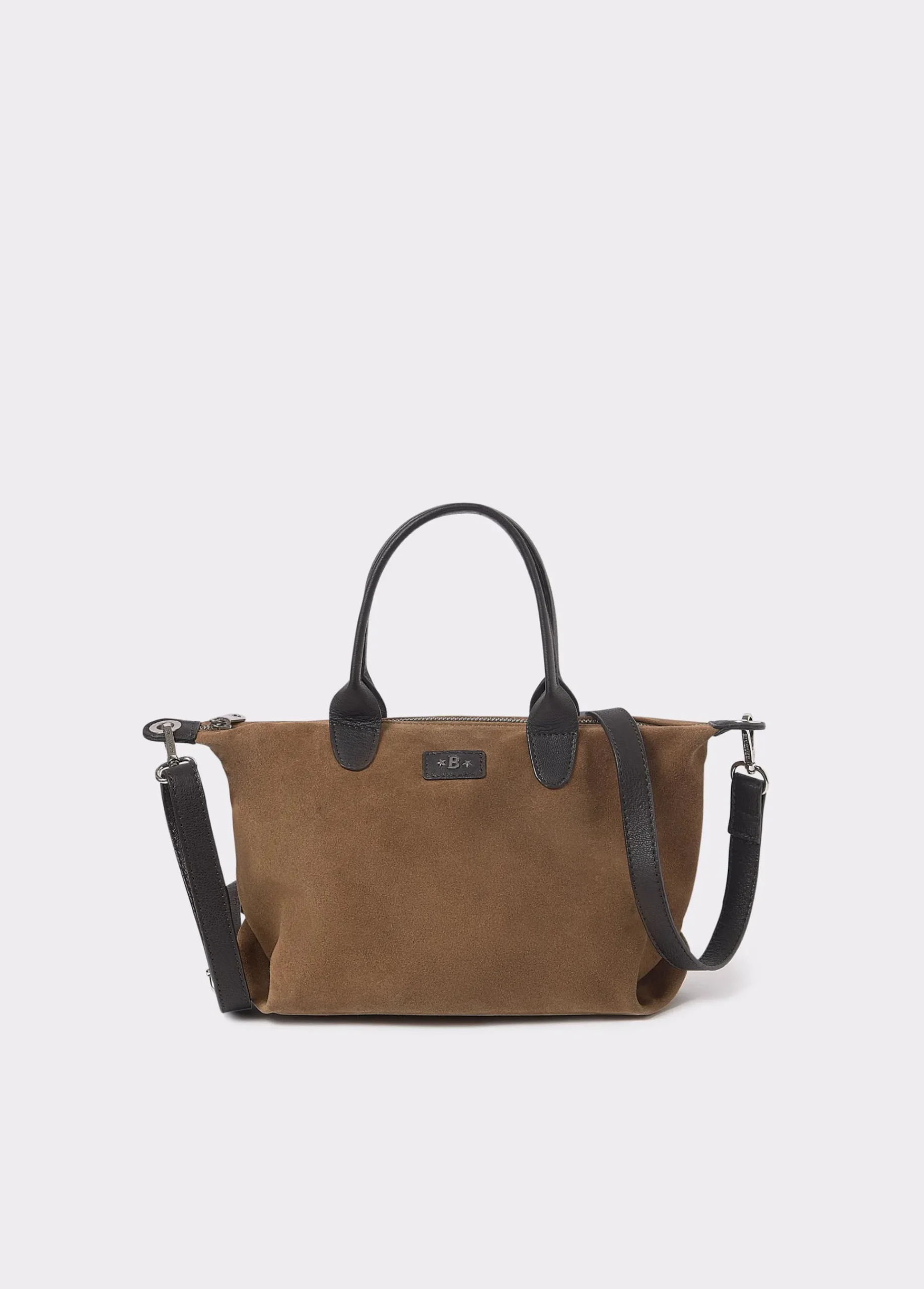 Brownie Bolsos*Bolso mini piel shopper Taupeoscuro