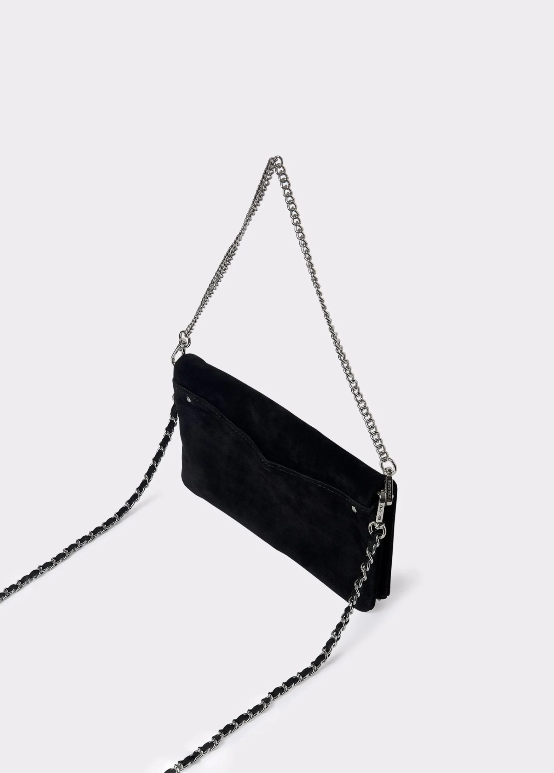 Brownie Bolsos*Bolso piel solapa estrellas Negro