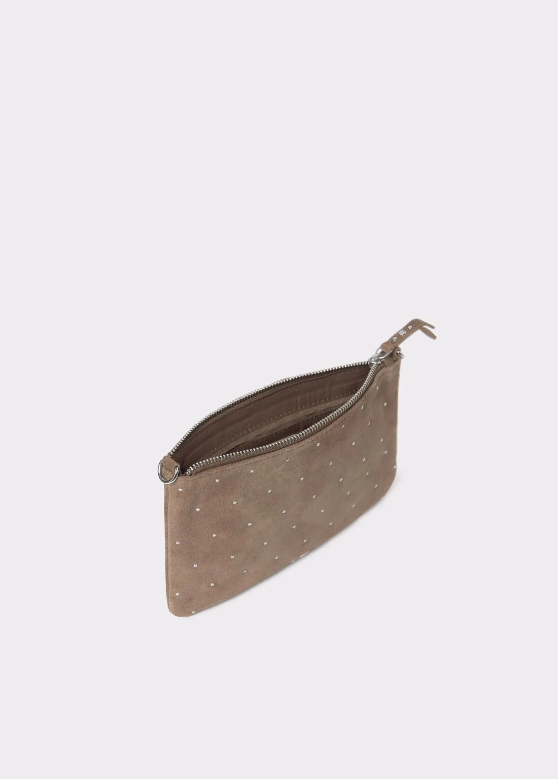Brownie Bolsos*Bolso piel tachitas Taupeoscuro
