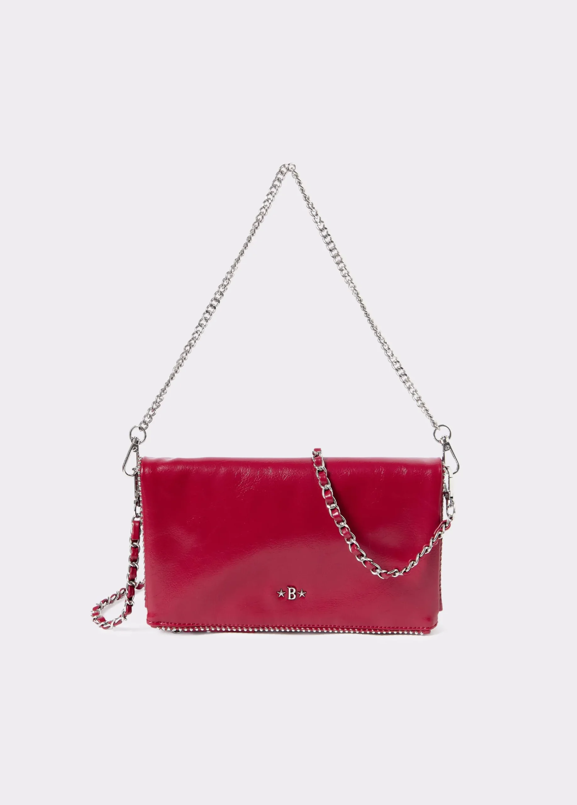 Brownie Bolsos*Bolso solapa bolitas Rojo
