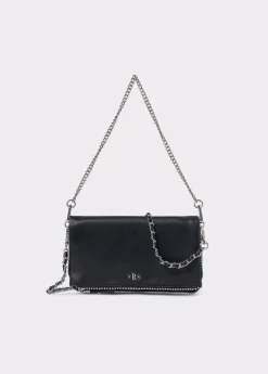 Brownie Bolsos*Bolso solapa bolitas Negro