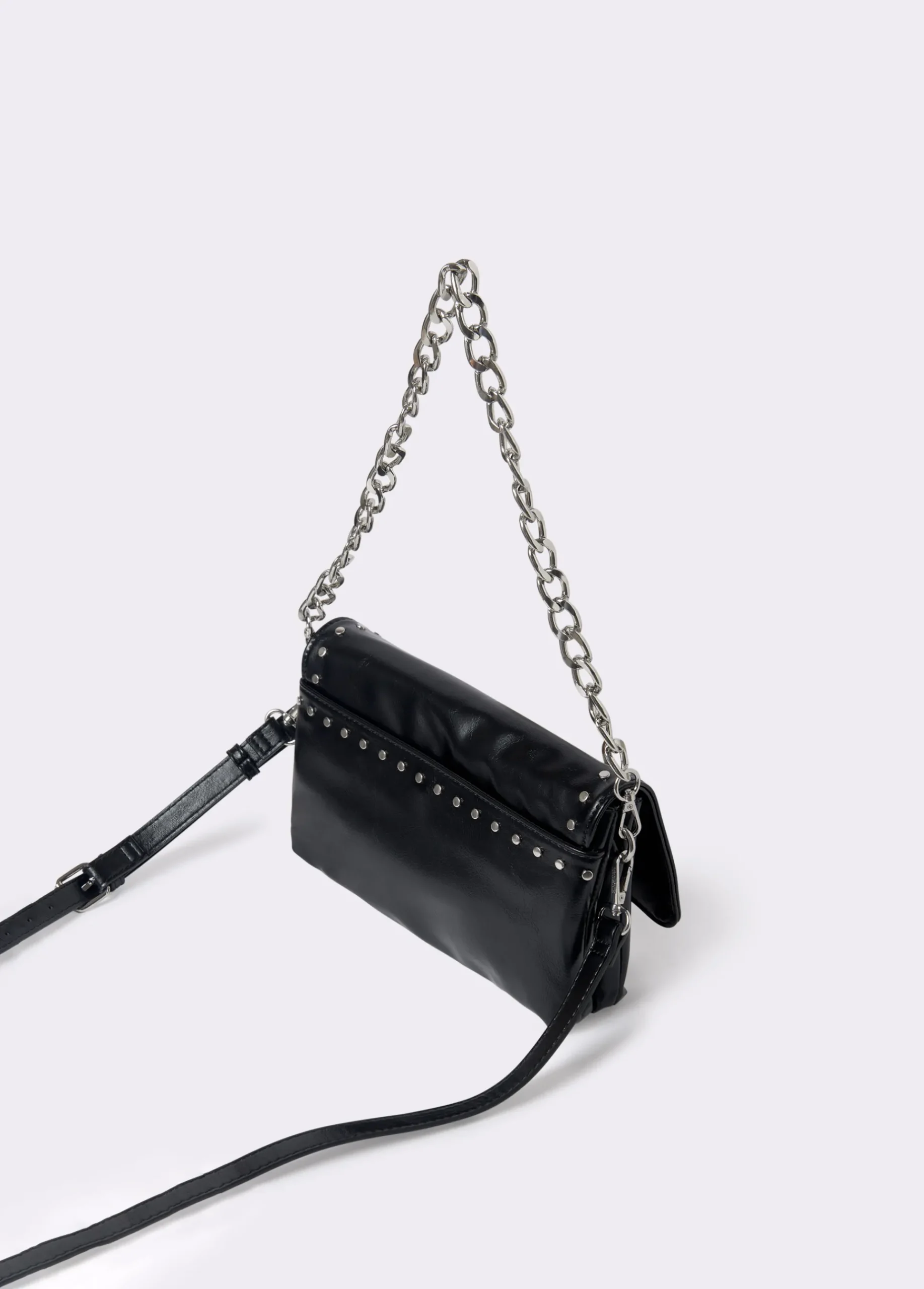 Brownie Bolsos*Bolso solapa dos bolsillos Negro
