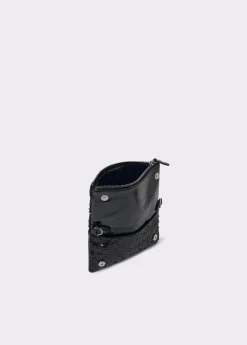Brownie Bolsos*Bolso solapa mini lentejuelas Negro