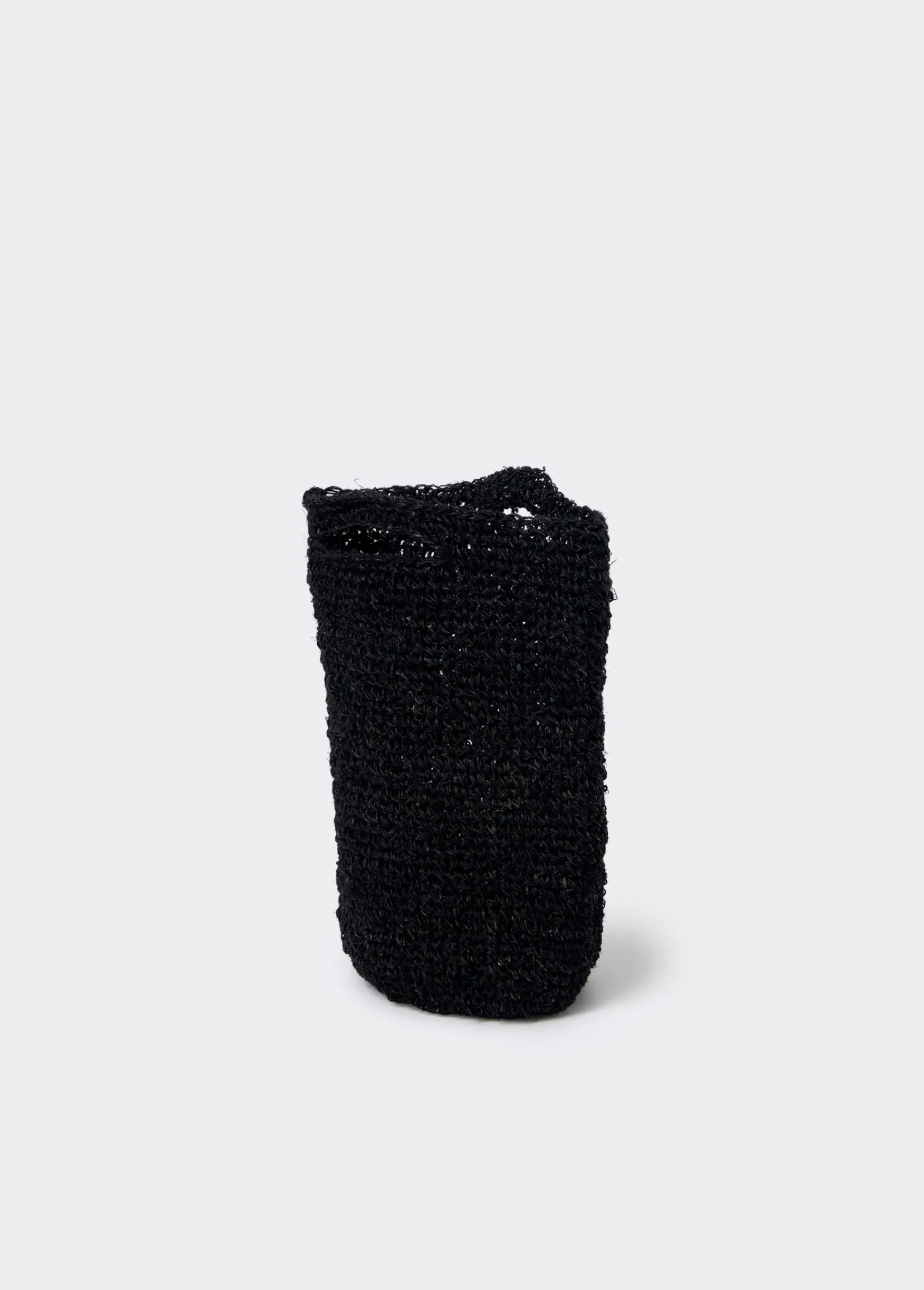 Brownie Bolsos*Bolso yute trenzado Negro