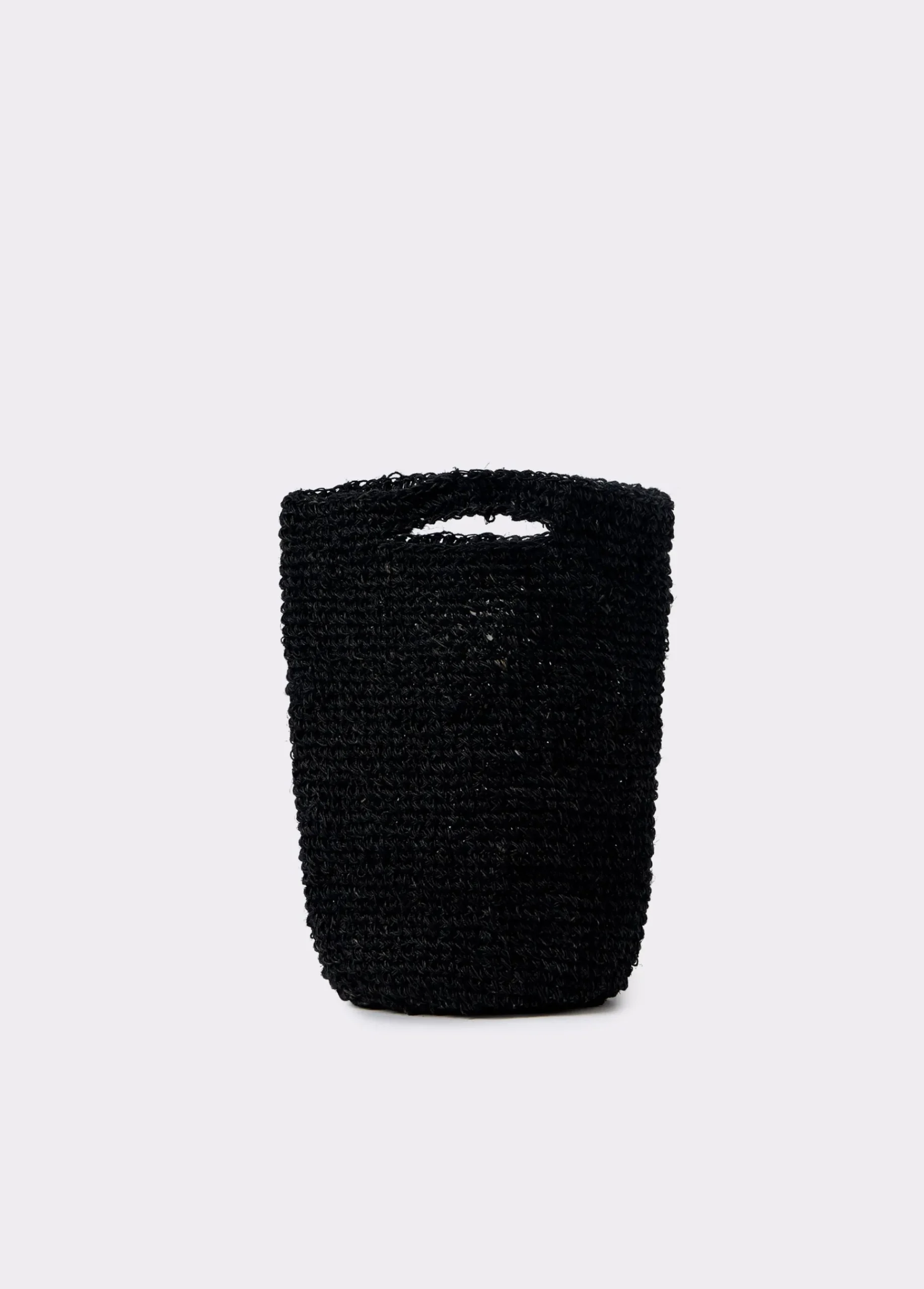 Brownie Bolsos*Bolso yute trenzado Negro