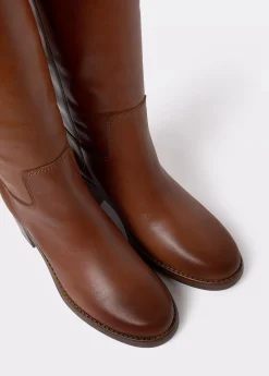 Brownie Zapatos*Bota gaucha piel tacón Cuero