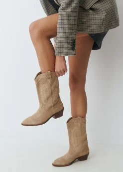 Brownie Zapatos*Bota piel cowboy Arena