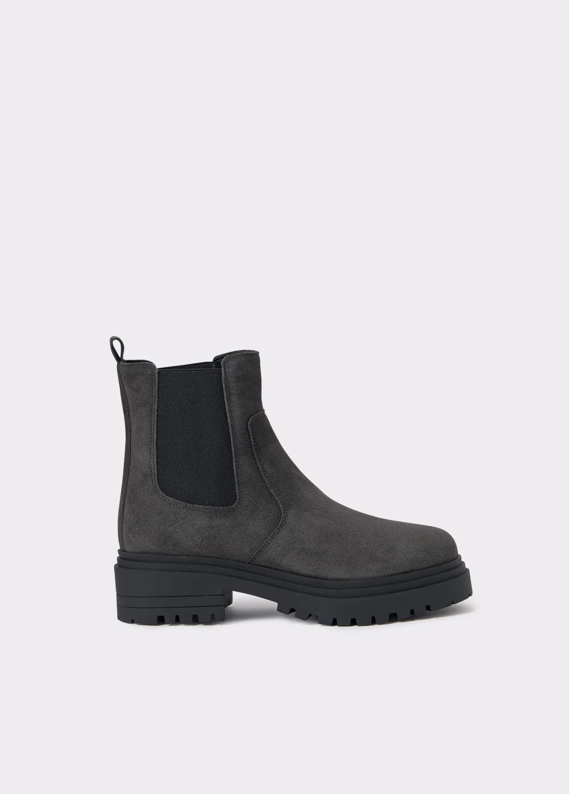 Brownie Zapatos*Botín piel serraje Gris