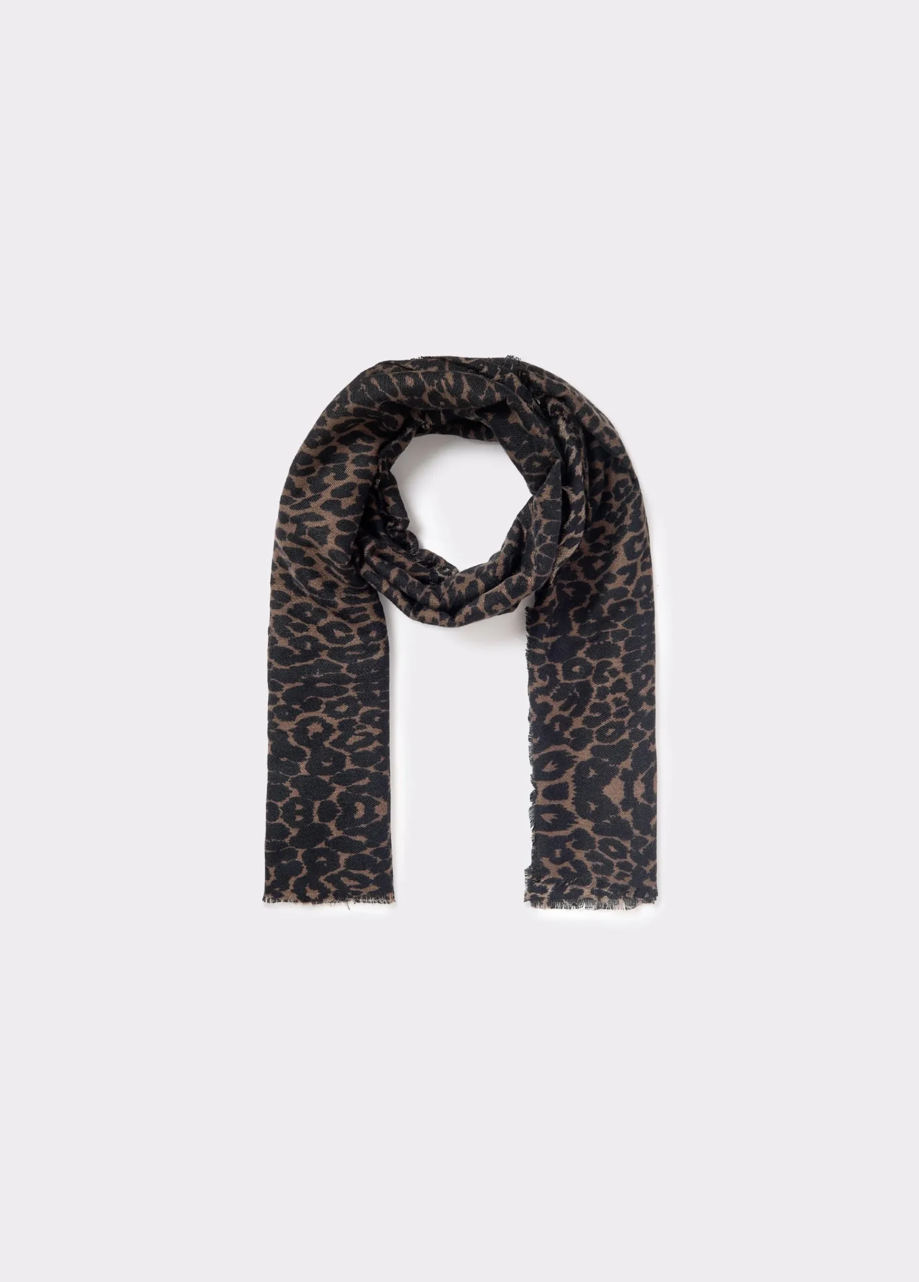 Brownie Bufandas*Bufanda animal print Antracita