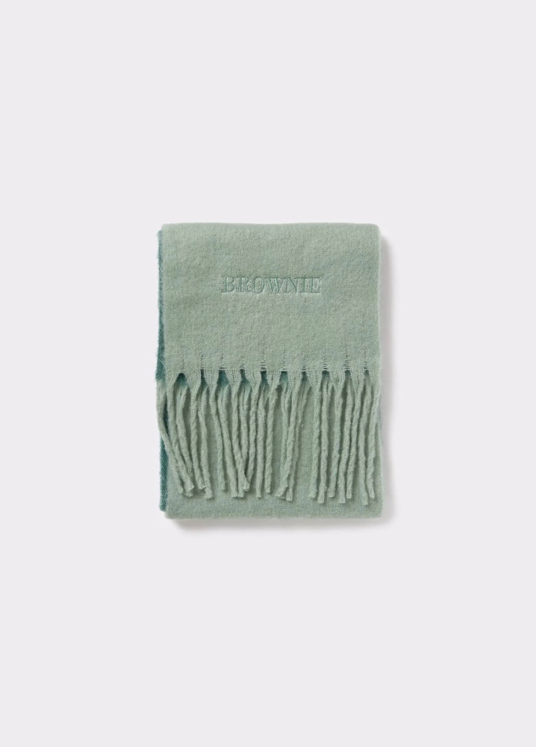 Brownie Bufandas*Bufanda gruesa degradada Verde