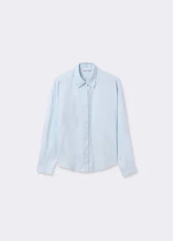 Brownie Camisas Y Blusas*Camisa básica lisa Celeste