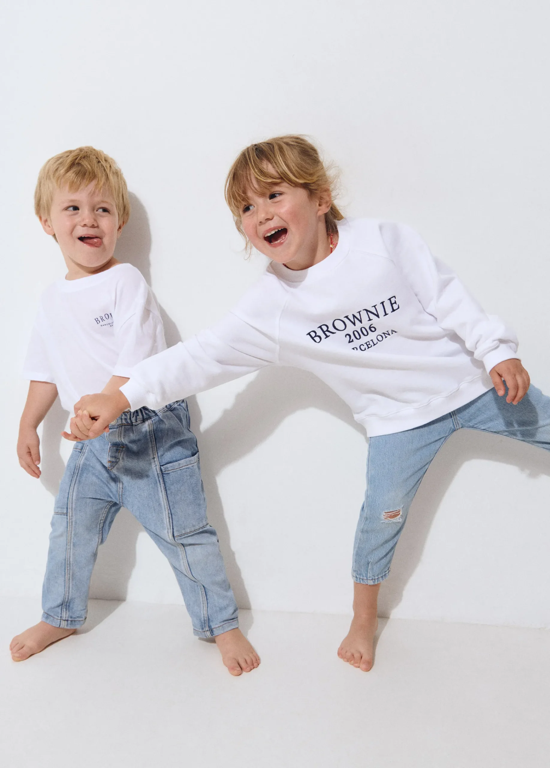 Brownie Camisetas Y Tops*Camiseta algodón bordada kids