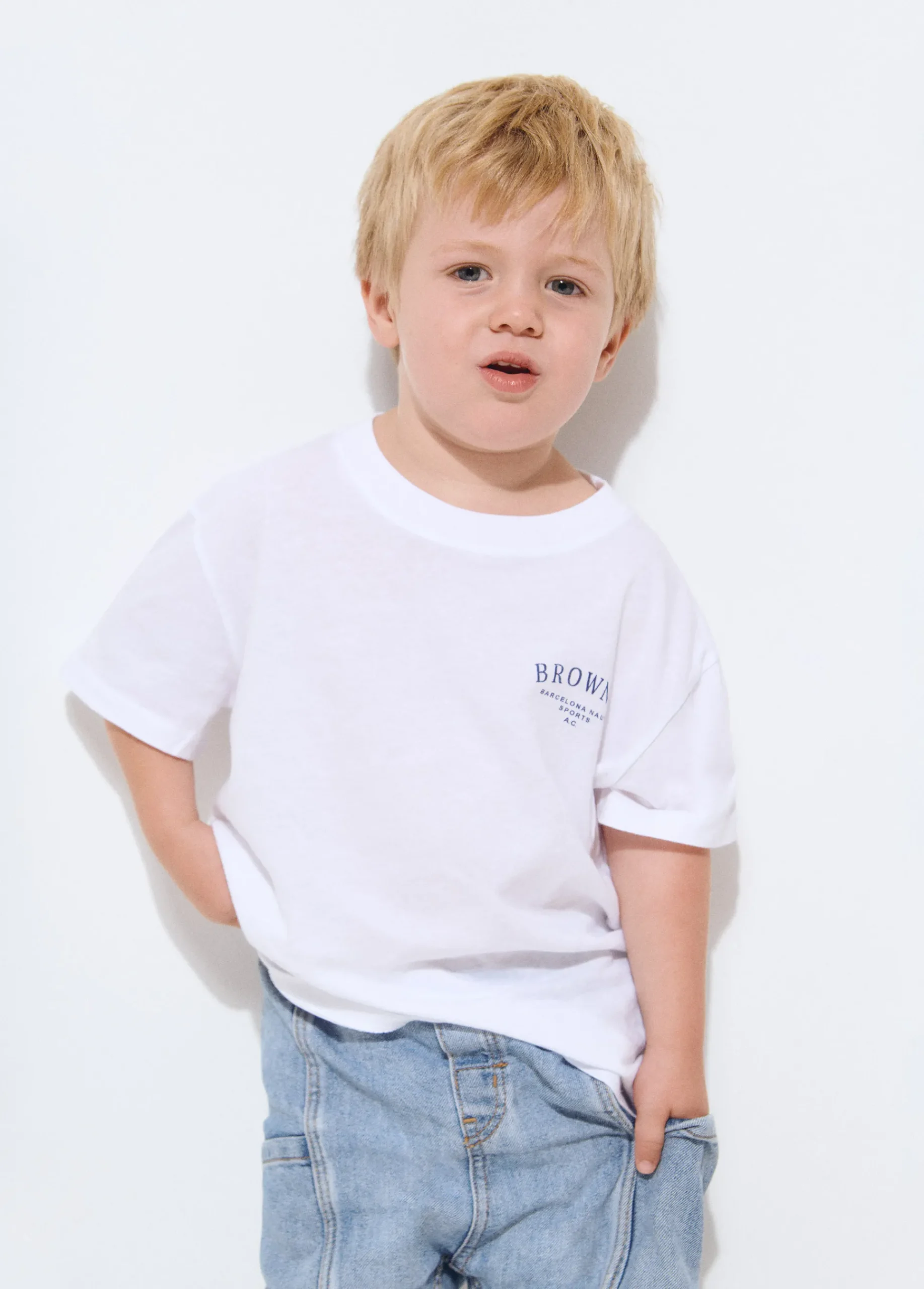 Brownie Camisetas Y Tops*Camiseta algodón bordada kids