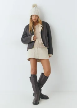 Brownie Abrigos Y Chaquetas*Chaqueta reversible doble faz efecto piel Camel