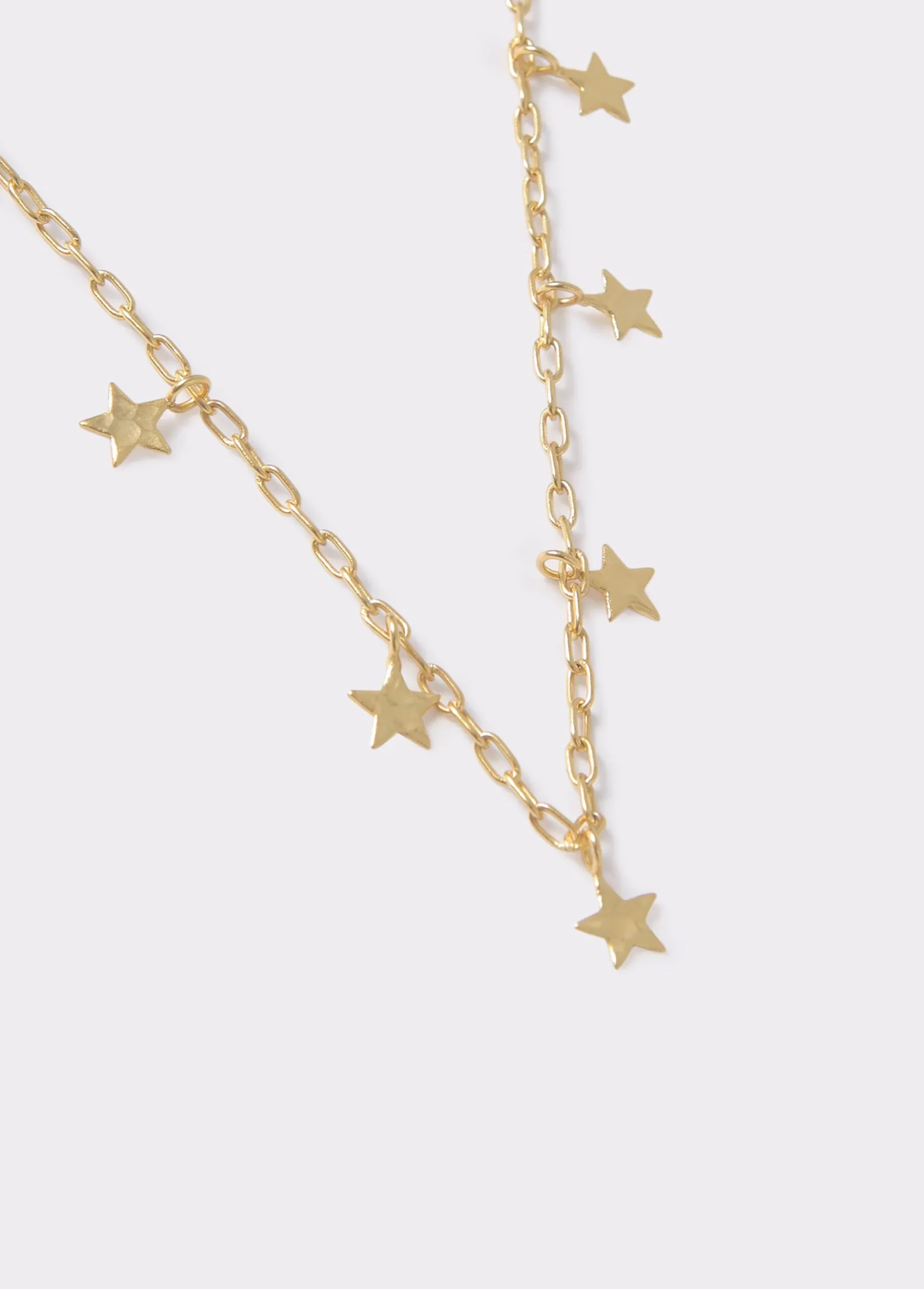 Brownie Bisutería*Collar estrellas Dorado