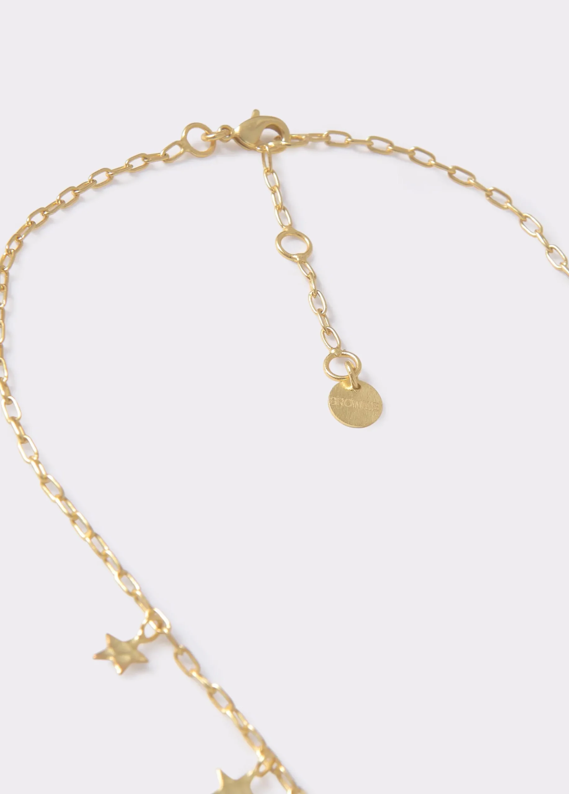 Brownie Bisutería*Collar estrellas Dorado