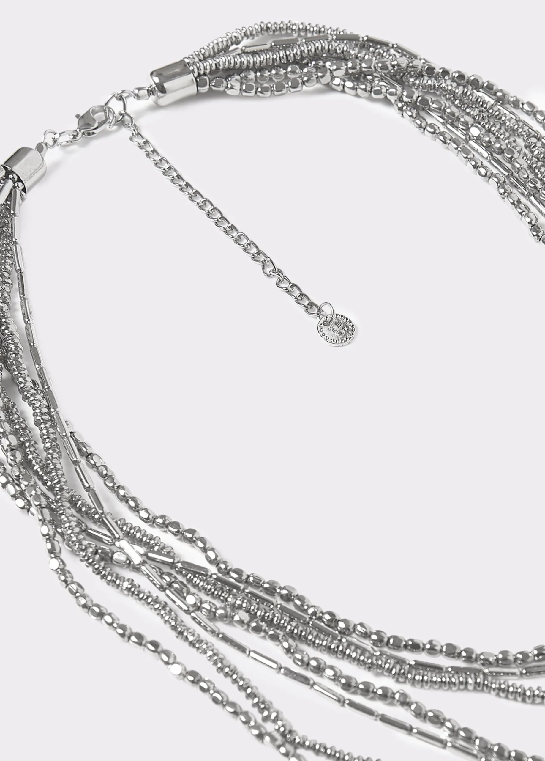 Brownie Bisutería*Collar multi beads Plata