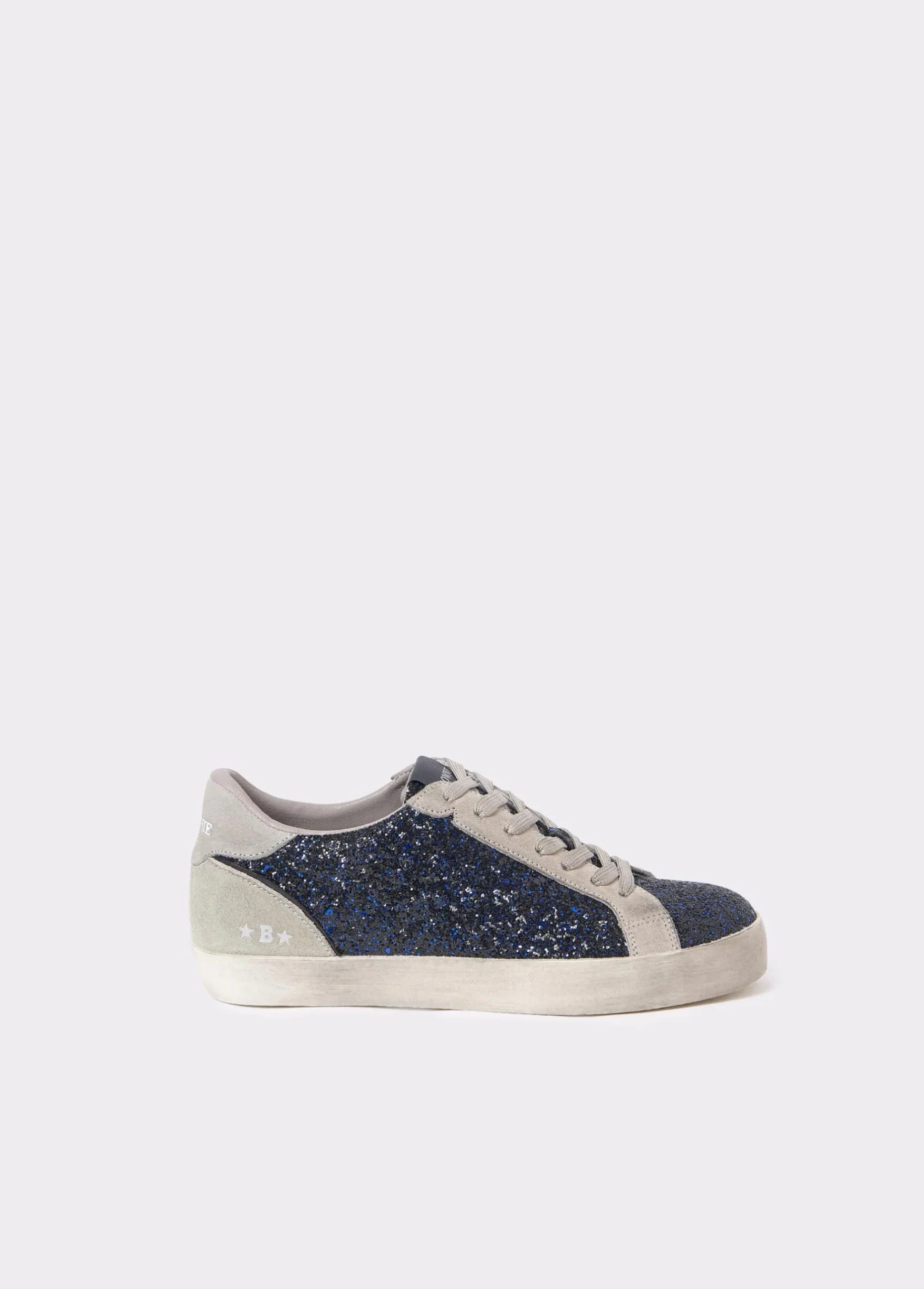 Brownie Zapatos*Deportiva glitter Azul