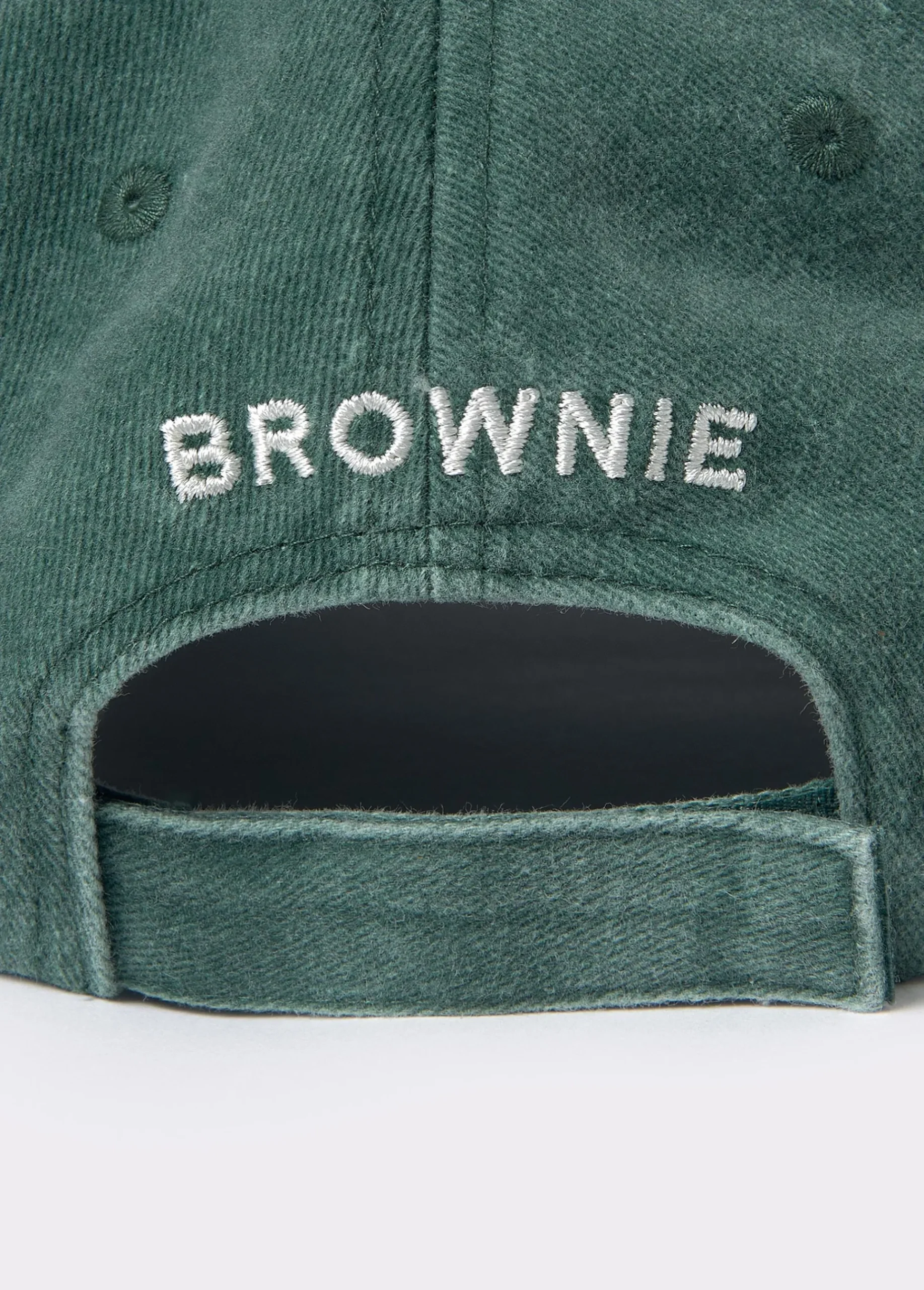 Brownie Gorras Y Gorros*Gorra algodón bordada Verde