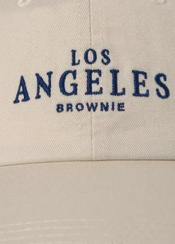 Brownie Gorras Y Gorros*Gorra algodón bordada Crudo