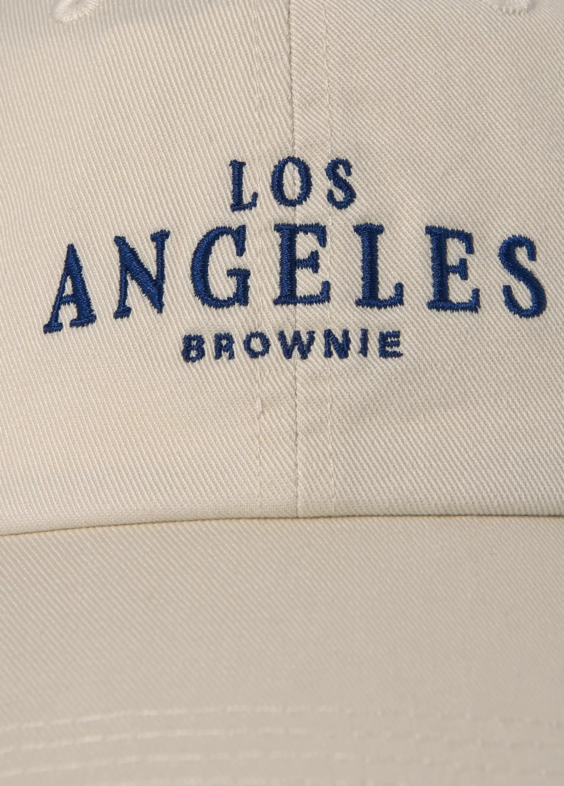 Brownie Gorras Y Gorros*Gorra algodón bordada Crudo