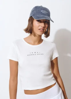 Brownie Gorras Y Gorros*Gorra algodón bordada Marino
