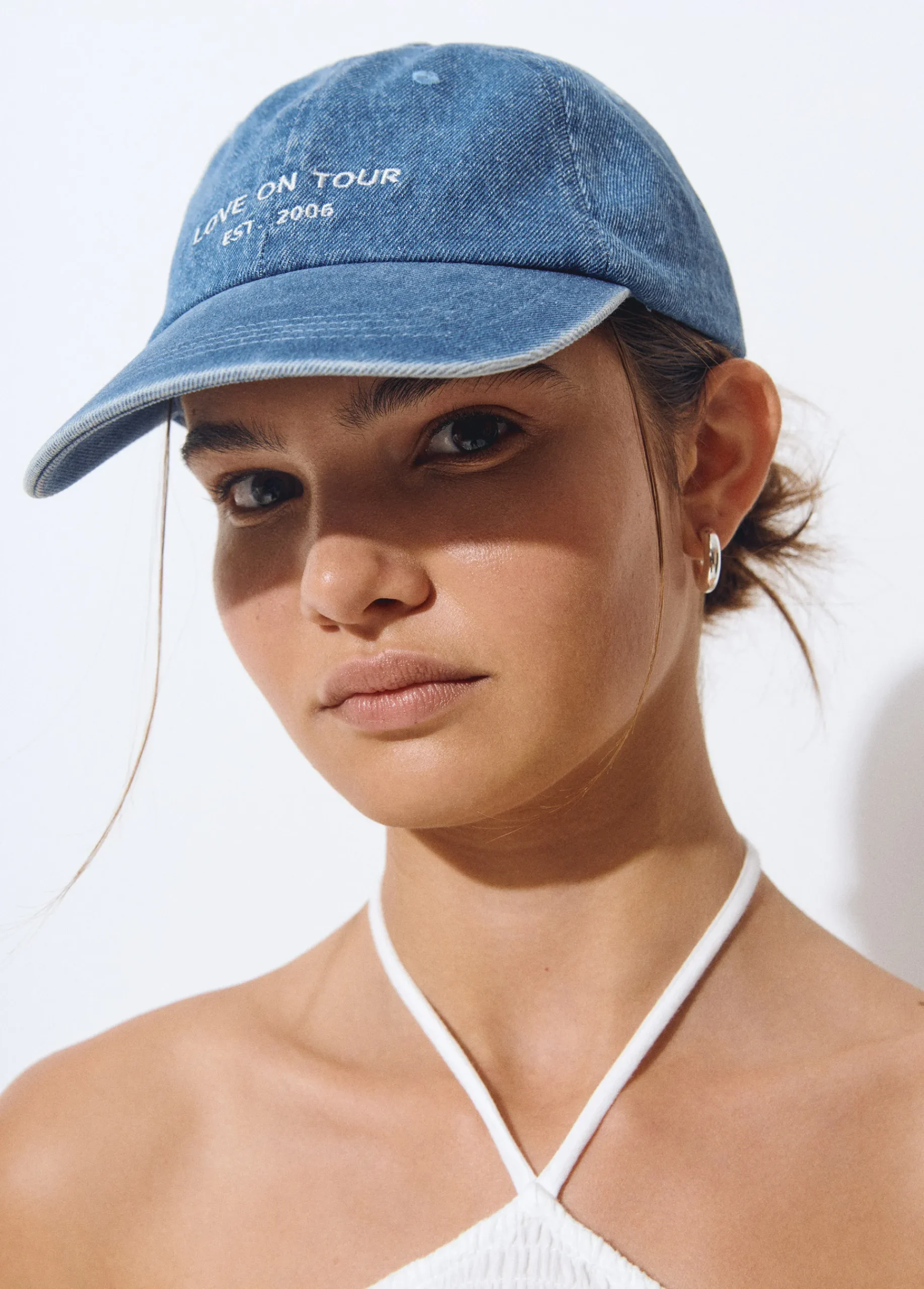Brownie Gorras Y Gorros*Gorra algodón bordada Azul