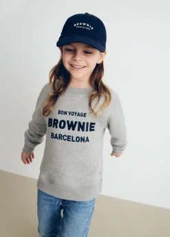 Brownie Gorras Y Gorros*Gorra algodón bordada kids Azulmarino