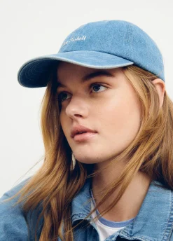 Brownie Gorras Y Gorros*Gorra denim bordada Azul
