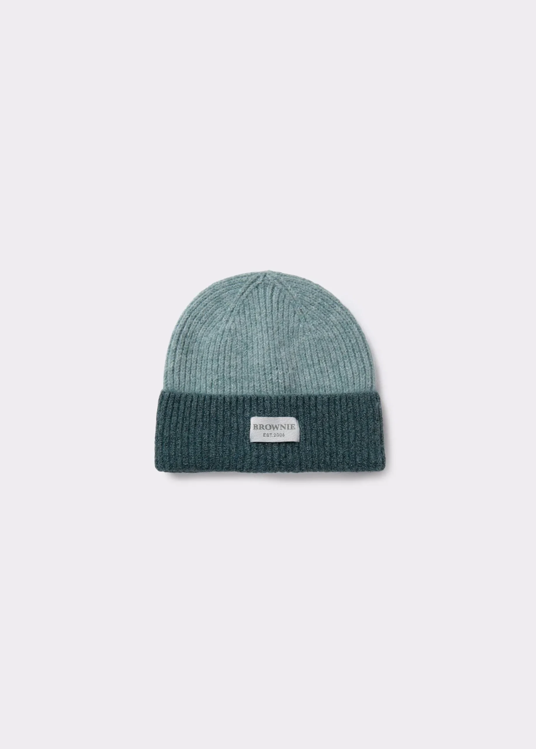 Brownie Gorras Y Gorros*Gorro bicolor canalé lurex Verde
