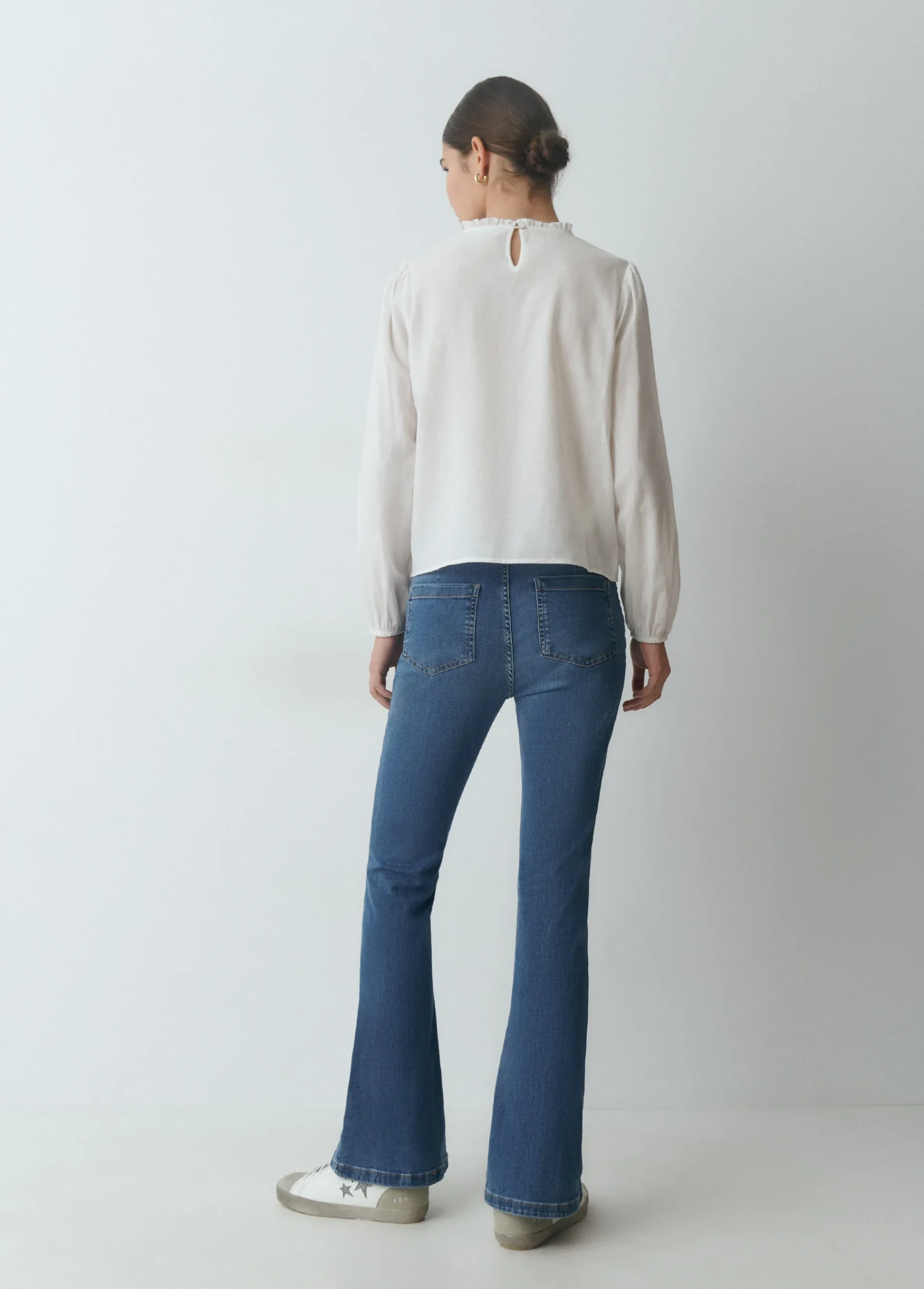 Brownie Jeans*Jeans bolsillos frontales Azulmedio