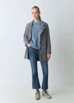 Brownie Jeans*Jeans flare cropped Azulmedio