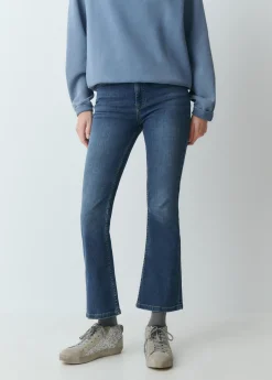 Brownie Jeans*Jeans flare cropped Azulmedio