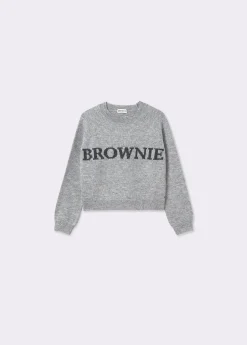 Brownie Jerséis|Punto*Jersey bordado Gris
